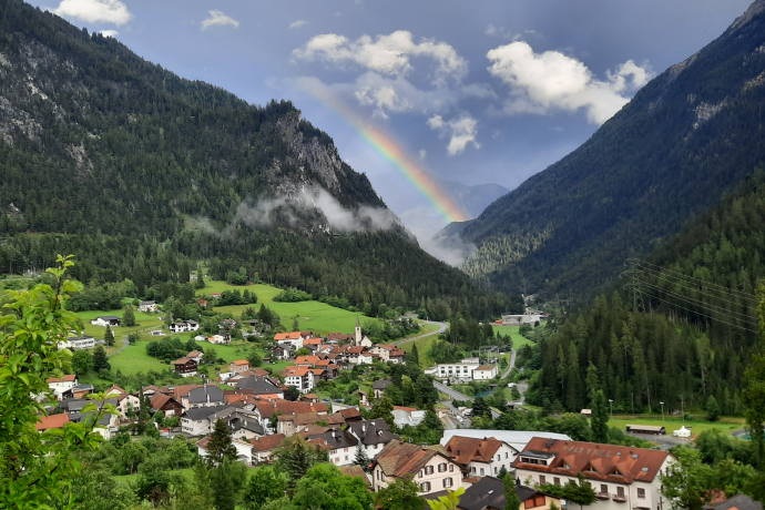 Filisur Filisur mit Regenbogen
